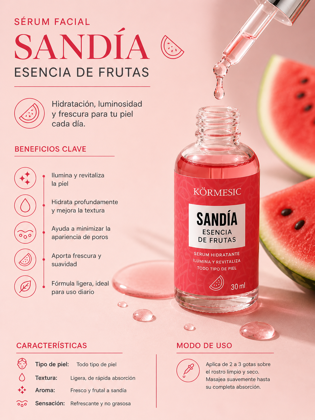 Pink Fresh Serum Refresca y suaviza